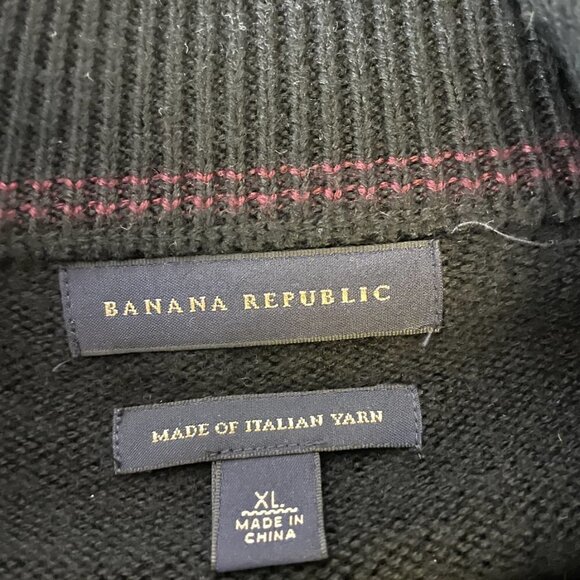 Banana Republic Black Wool Sweater - Picture 3 of 5